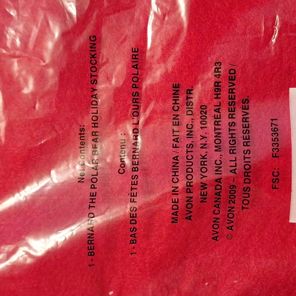 Bernard Avon stocking - Picture 3 of 4